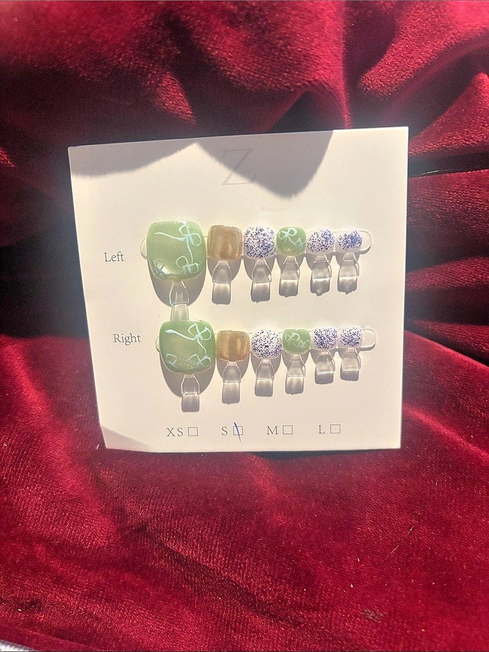 Hair Accessories Green & Purple Like New